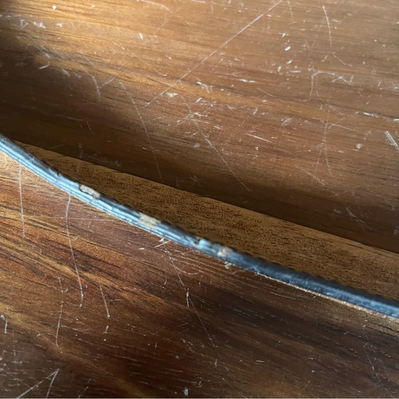 Fossil vintage shoulder bag faux crocodile embossed brown - Picture 7 of 14